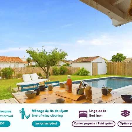 D'architecte Avec Piscine Chauffee Et Jardin Vakantiehuis Rivedoux-Plage