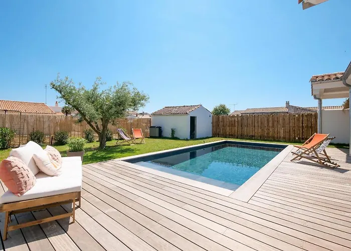 度假居 D'architecte Avec Piscine Chauffee Et Jardin 里维多瓦海滩