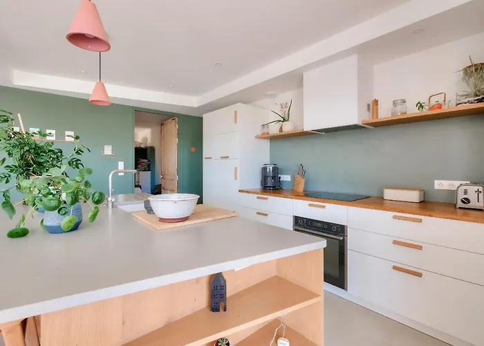 度假居 D'architecte Avec Piscine Chauffee Et Jardin