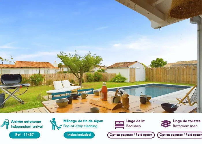 D'architecte Avec Piscine Chauffee Et Jardin 度假居 里维多瓦海滩